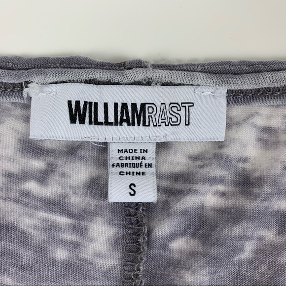 NEW William Rast Cooper Henley Distressed T-Shirt Top Gray Women’s Size Small - Picture 5 of 14